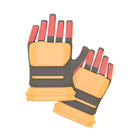 Guantes de trabajador  3D Icon