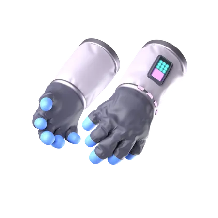 Guantes espaciales  3D Icon