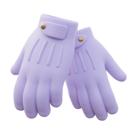 Guantes de hombre  3D Icon