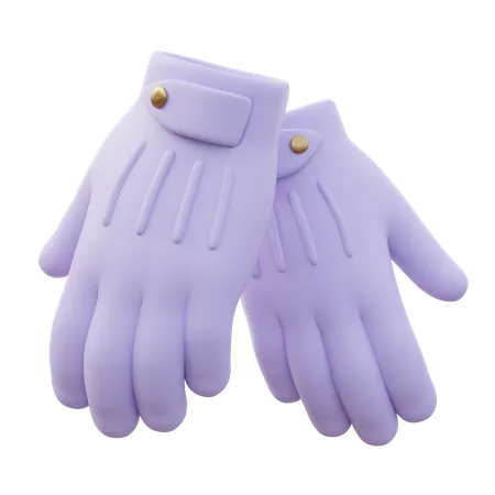 Guantes de hombre  3D Icon