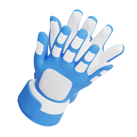 Guantes de portero  3D Icon