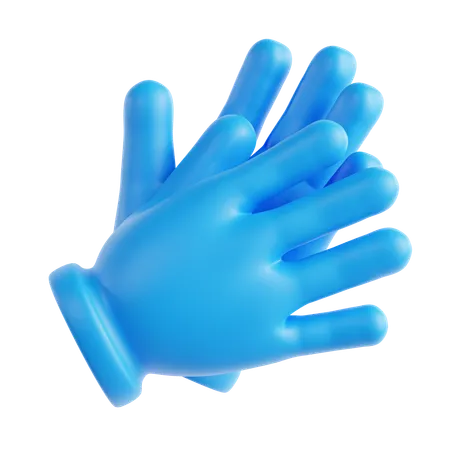 Guantes médicos  3D Icon