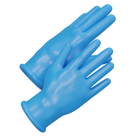 Guantes médicos  3D Icon