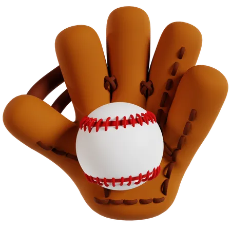 Guanto da baseball Cattura Sport  3D Icon