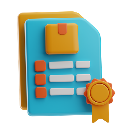 Guarantee  3D Icon