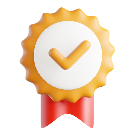 Guarantee Badge  3D Icon