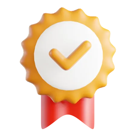 Guarantee Badge  3D Icon