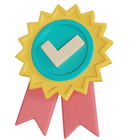 Guarantee Badge  3D Icon