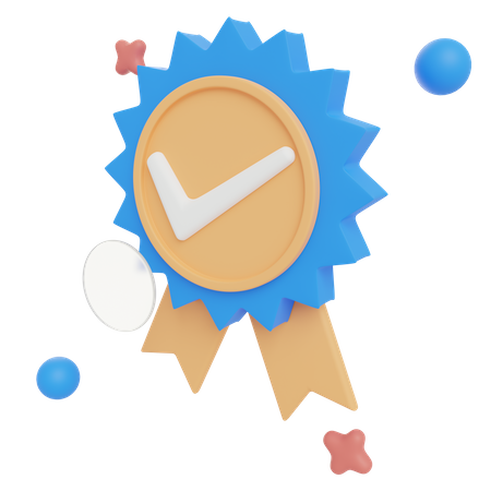 Guarantee Badge  3D Icon