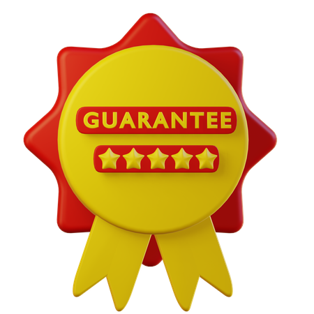 Guarantee Badge  3D Icon