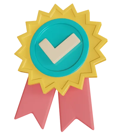 Guarantee Badge  3D Illustration