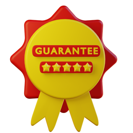 Guarantee Badge  3D Illustration