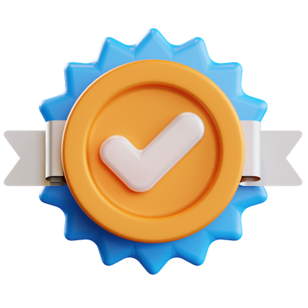 Guarantee Badge  3D Illustration