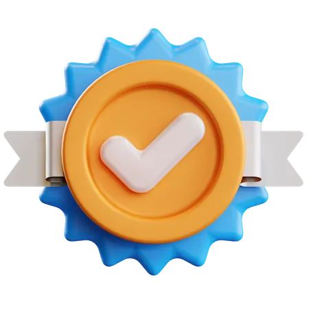 Guarantee Badge  3D Illustration