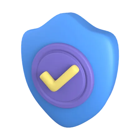3 D Guarantee Badge Icon Illustration 3D Illustration