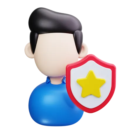 Guard  3D Icon