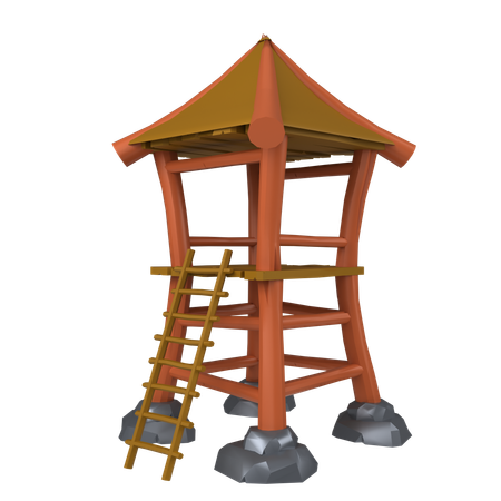 Guard Tower  3D Icon