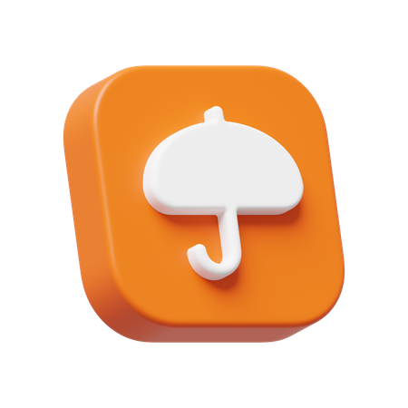 Guarda-chuva  3D Icon