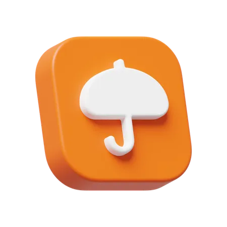 Guarda-chuva  3D Icon