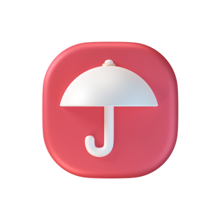 Guarda-chuva  3D Icon