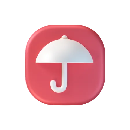 Guarda-chuva  3D Icon