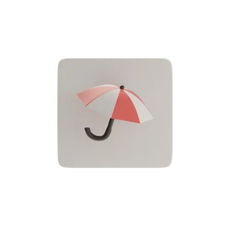 Guarda-chuva  3D Icon