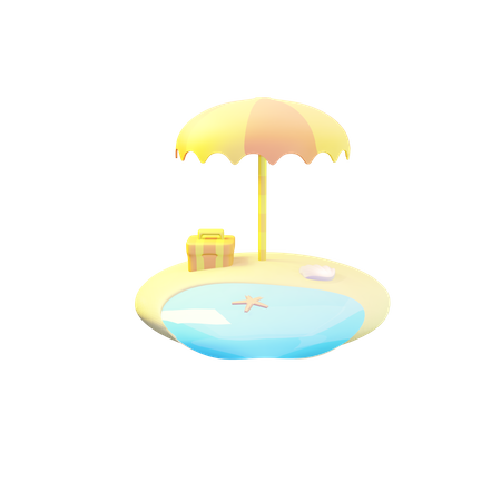 Guarda-chuva  3D Icon