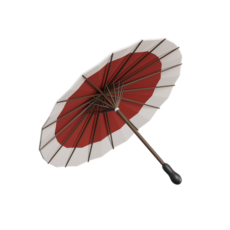 Guarda-chuva japonês  3D Icon