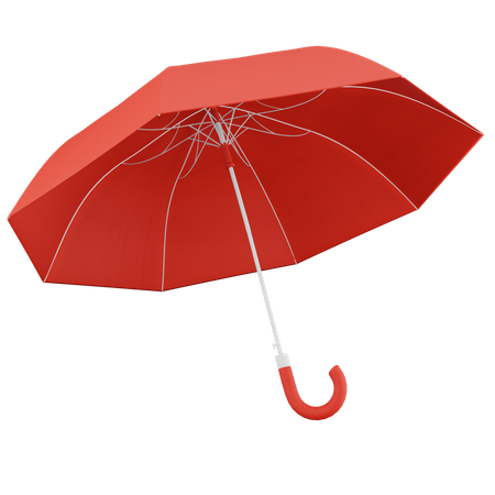 Guarda-chuva vermelho  3D Icon