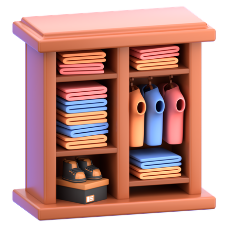 Guarda-roupa  3D Icon