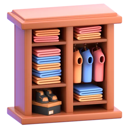 Guarda-roupa  3D Icon