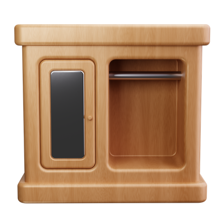 Guarda-roupa  3D Icon