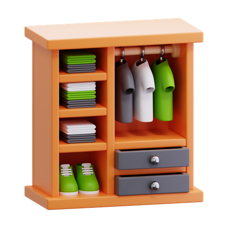 Guarda-roupa  3D Icon