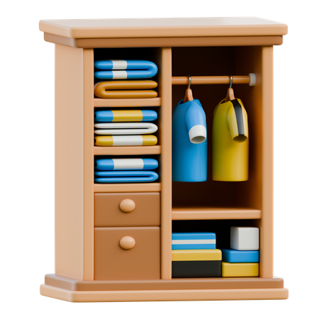 Guarda-roupa  3D Icon