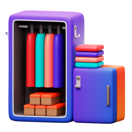 Guarda-roupa  3D Icon