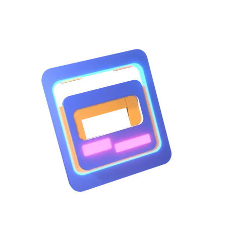 Ahorrar  3D Icon