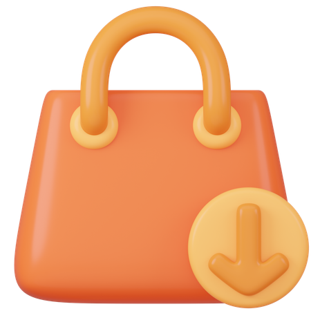 Guardar bolsa  3D Icon