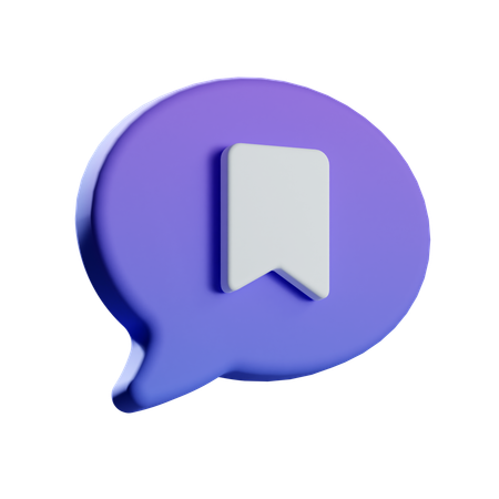 Guardar chat  3D Icon