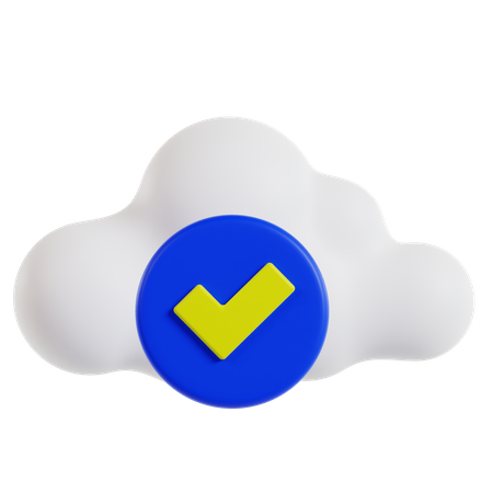 Guardar nube  3D Icon