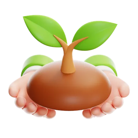 Salvar la planta  3D Icon