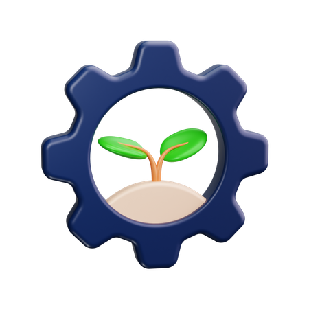 Salvar plantas  3D Icon