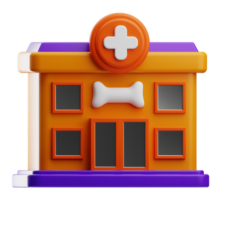 Guardería Pet Center  3D Icon