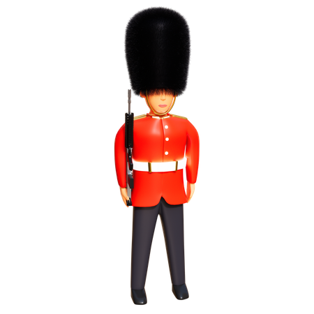 Guardia británica  3D Icon