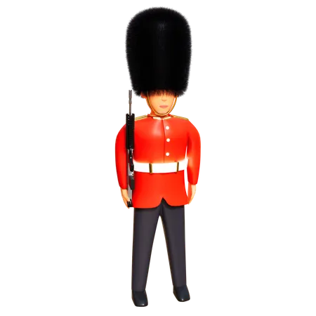 Guardia británica  3D Icon