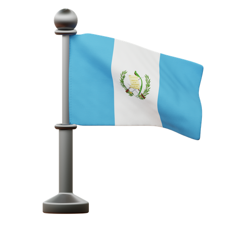 Guatemala Flag  3D Icon