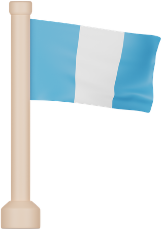 Guatemala-Flagge  3D Icon