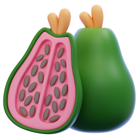 Guava  3D Icon