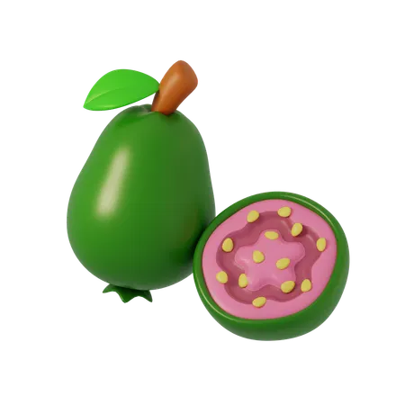 Guava  3D Icon