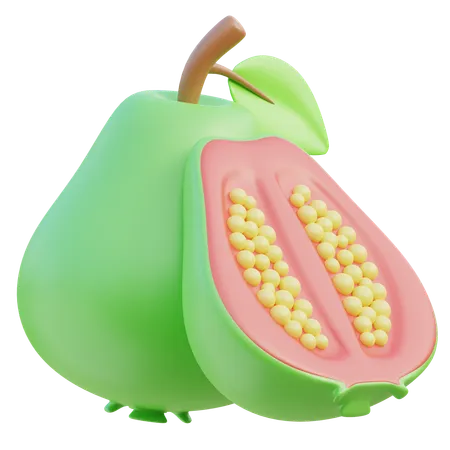 Guava  3D Icon