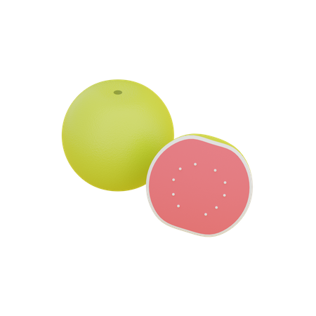 Guava  3D Illustration